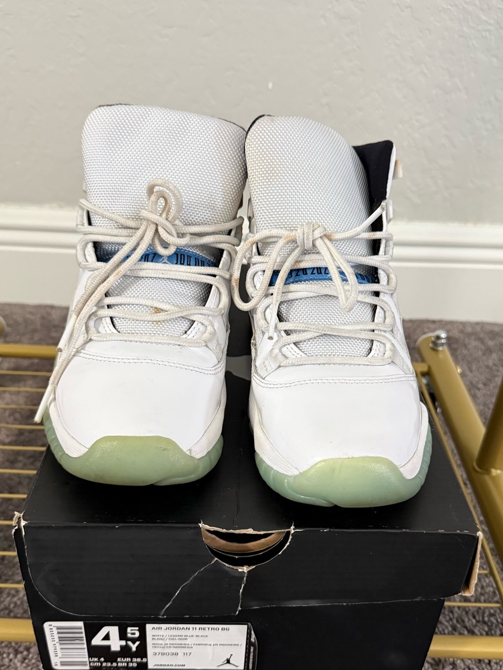 Nike Air Jordan 11 Retro “Legend Blue” 2014 GS 4.5Y / Women’s 6 w/ Original Box - Picture 8 of 8